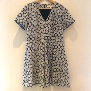 Michael Kors leaf print mini dress